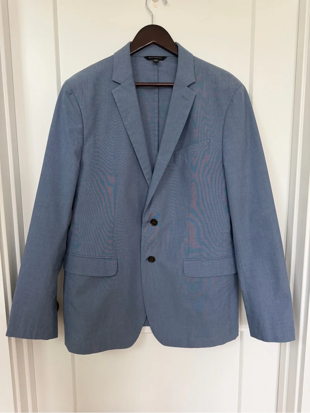 Banana Republic Light Blue Two-Button Sport Coat